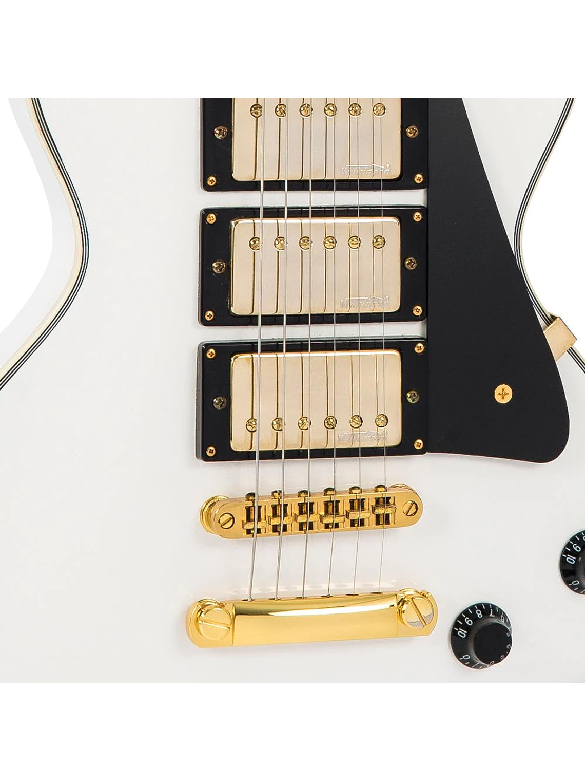 Guitarra Eléctrica REISSUED V1003 Artic White/Gold Vintage 6