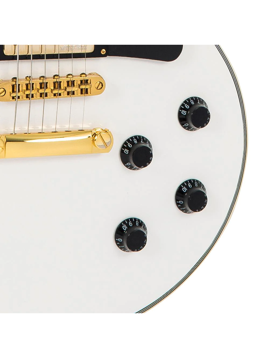 Guitarra Eléctrica REISSUED V1003 Artic White/Gold Vintage 7