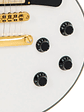 Guitarra Eléctrica REISSUED V1003 Artic White/Gold Vintage - Miniatura 7
