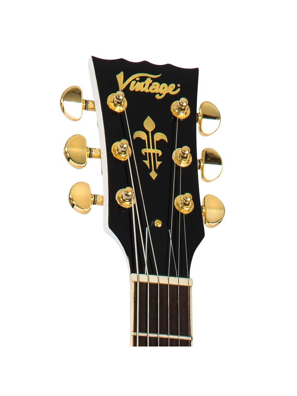 Guitarra Eléctrica REISSUED V1003 Artic White/Gold Vintage 8