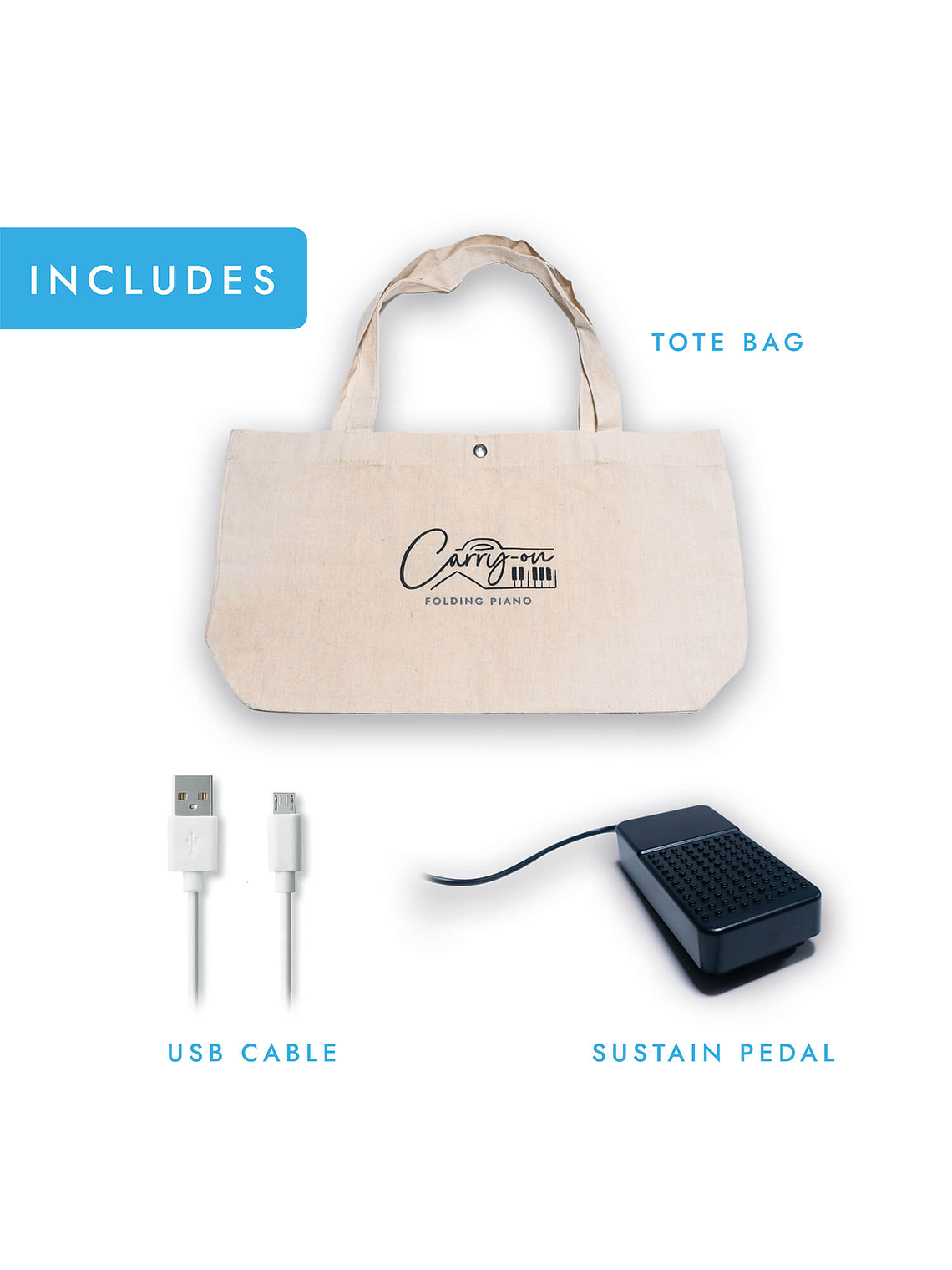 FP88 Teclado Digital Plegable Transportable Negro, Carry-On by BlackStar 3