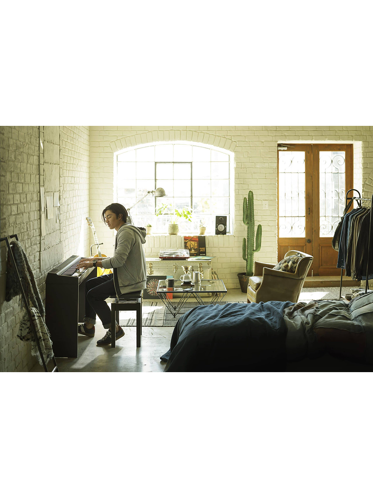 P125 B Piano Digital Negro Yamaha 3