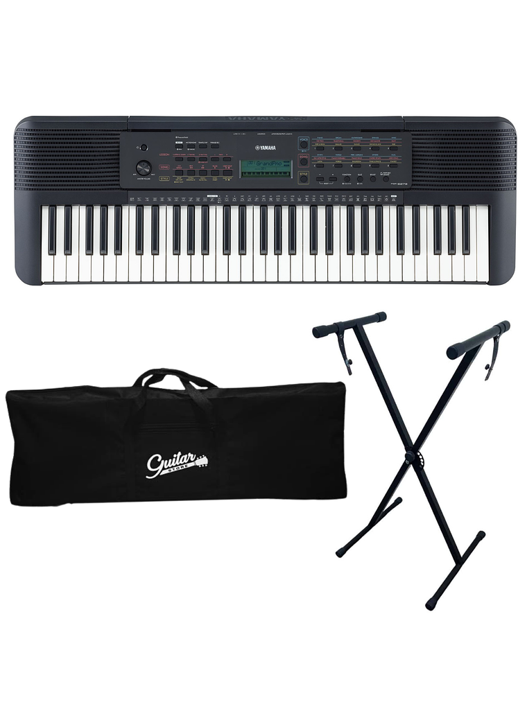PSR-E273 Pack Teclado Digital Yamaha Atril + Funda  1
