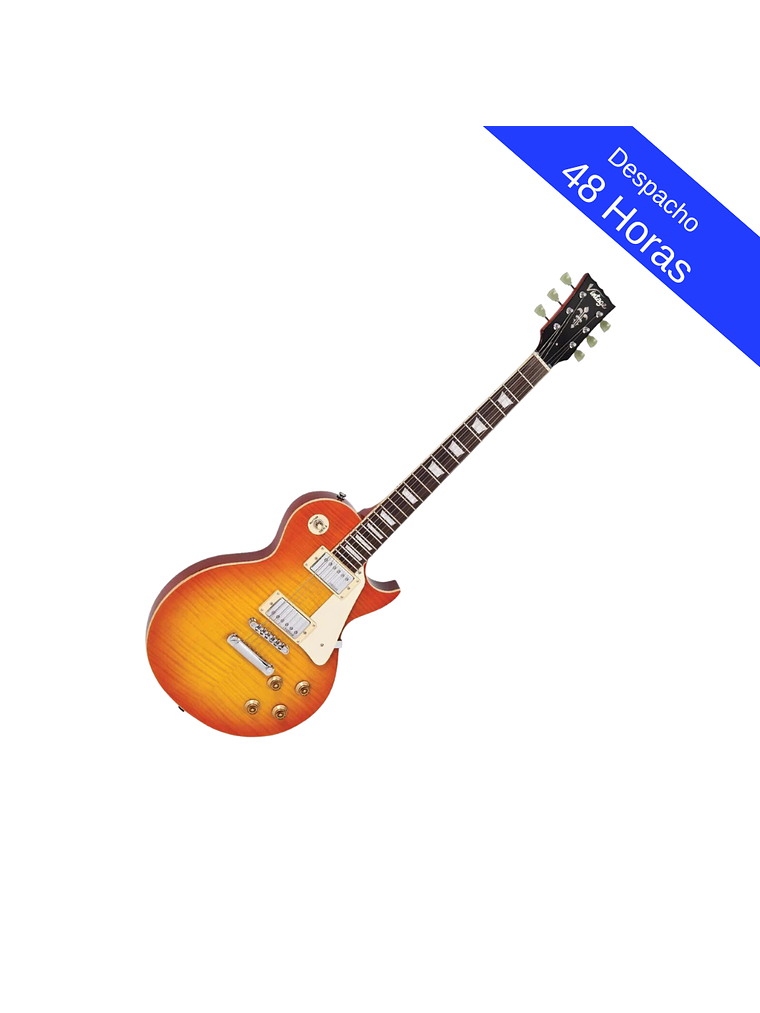 Guitarra Eléctrica REISSUED V100 TUNE-O-Matic Flame Honeyburst Vintage 1