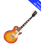 Guitarra Eléctrica REISSUED V100 TUNE-O-Matic Flame Honeyburst Vintage - Miniatura 1