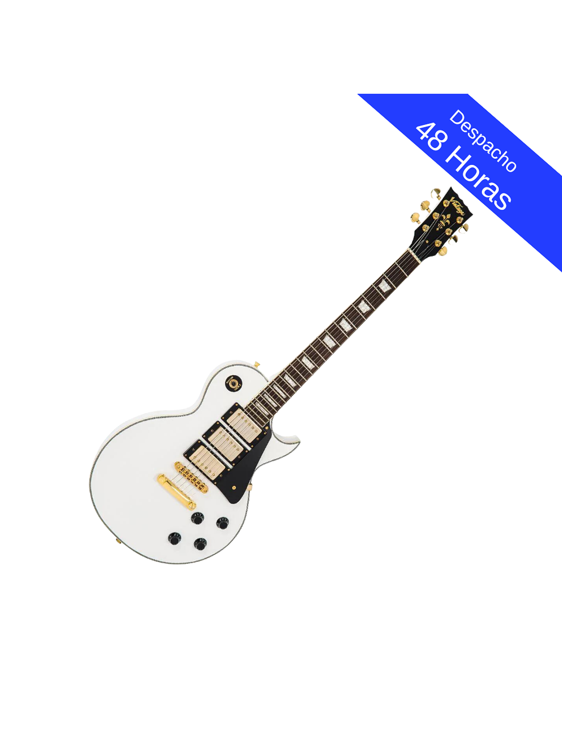 Guitarra Eléctrica REISSUED V1003 Artic White/Gold Vintage 1