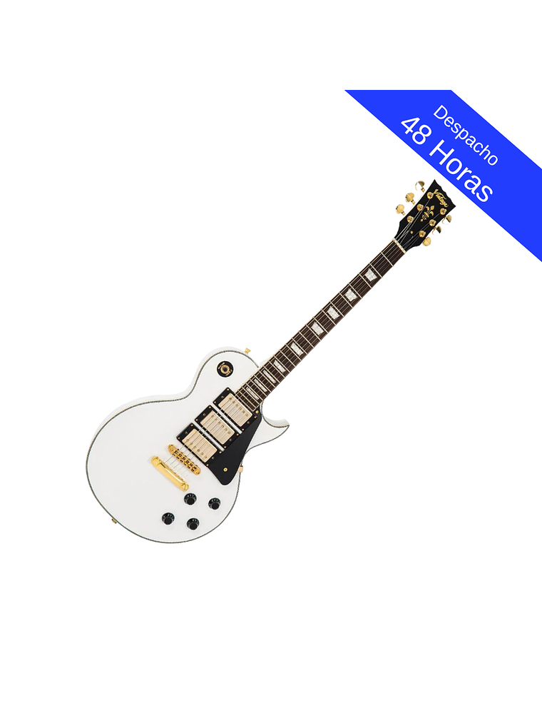 Guitarra Eléctrica REISSUED V1003 Artic White/Gold Vintage 1