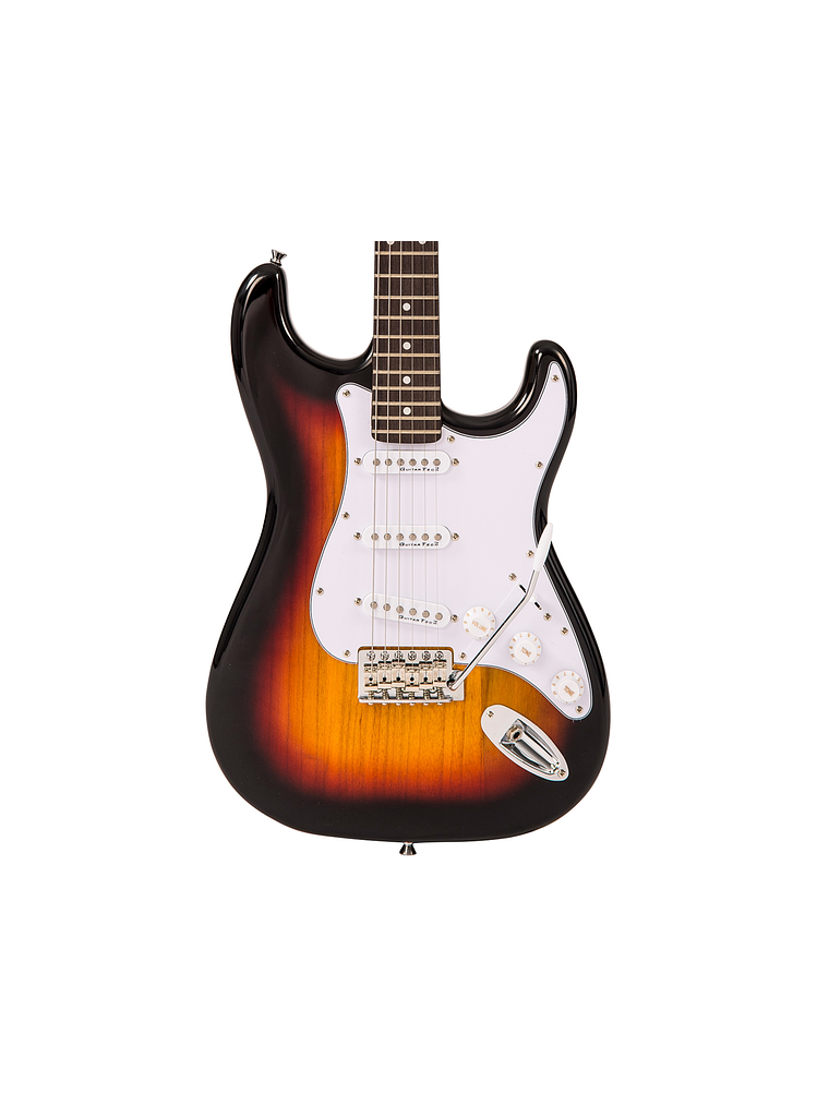 E6 Guitarra Eléctrica Stratocaster Sunburst Encore  5