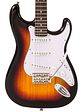 E6 Guitarra Eléctrica Stratocaster Sunburst Encore  - Miniatura 5