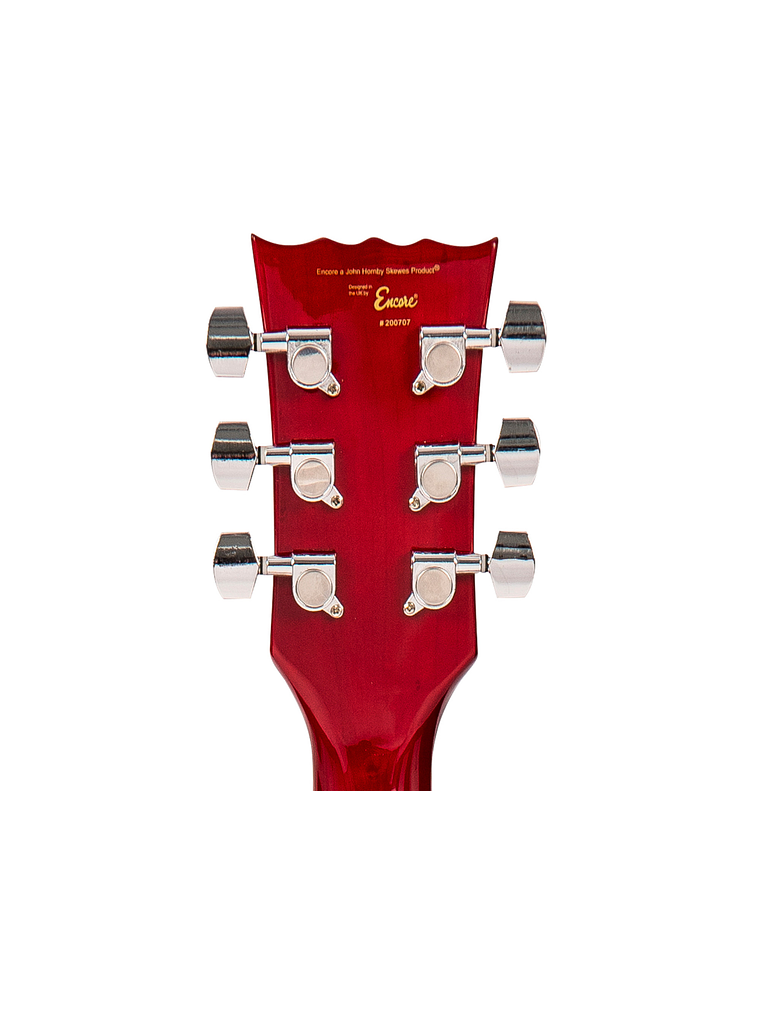 E99 Guitarra Eléctrica Sunburst Red Encore  6