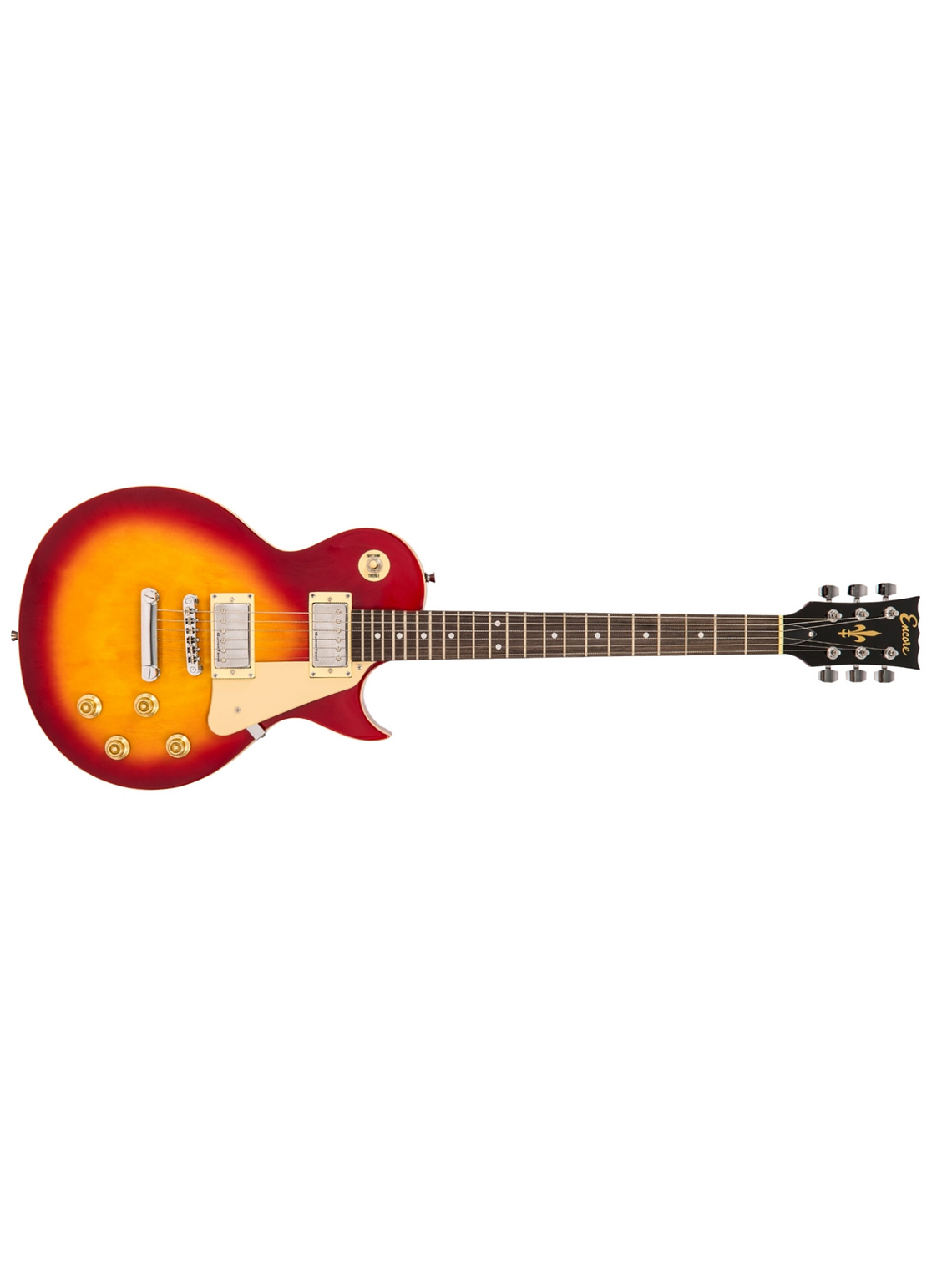 E99 Guitarra Eléctrica Sunburst Red Encore  3