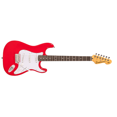  E6 Guitarra Eléctrica Stratocaster Red Encore