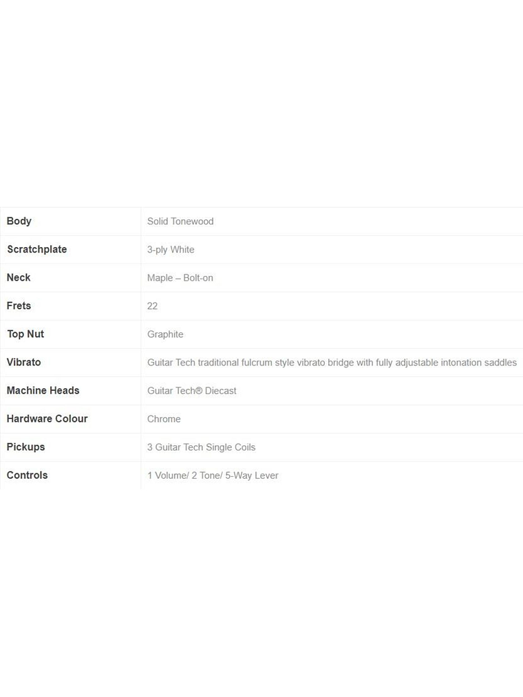 E6 Guitarra Eléctrica Blue Sky Encore  5