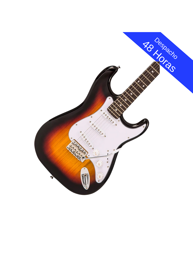 E6 Guitarra Eléctrica Stratocaster Sunburst Encore  1