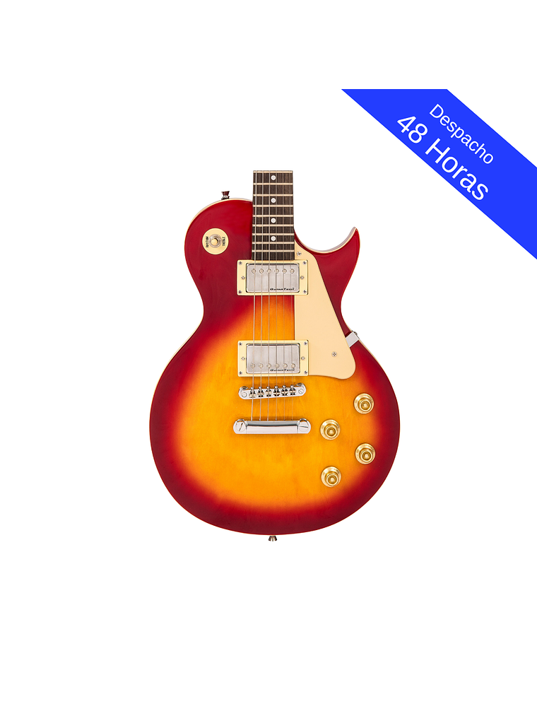 E99 Guitarra Eléctrica Sunburst Red Encore  1