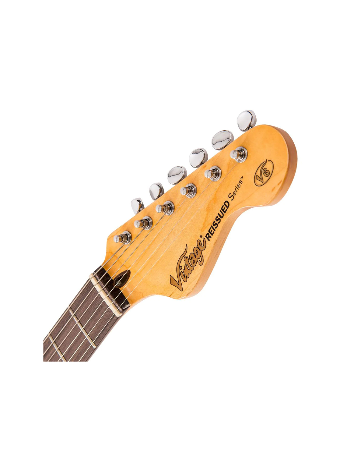 Reissued V6 Guitarra Eléctrica Blue Sky Vintage  9