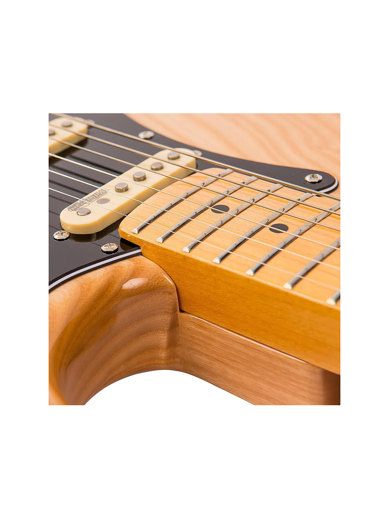  Reissued V6M Guitarra Eléctrica Natural Vintage 10