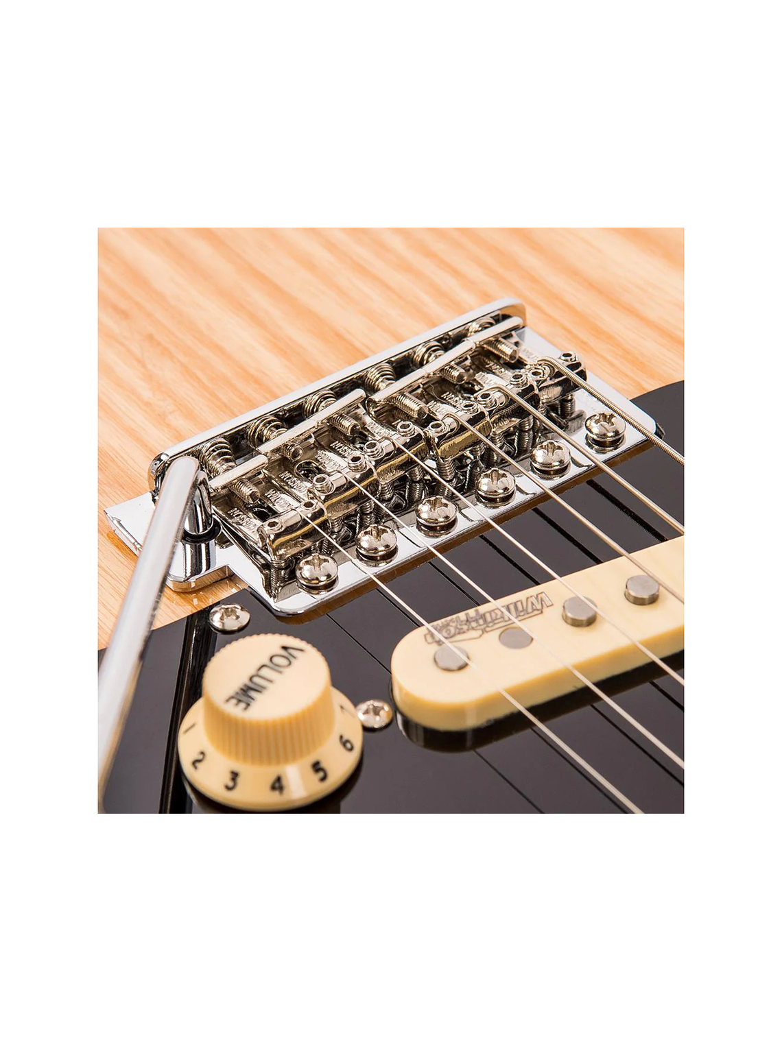  Reissued V6M Guitarra Eléctrica Natural Vintage 6