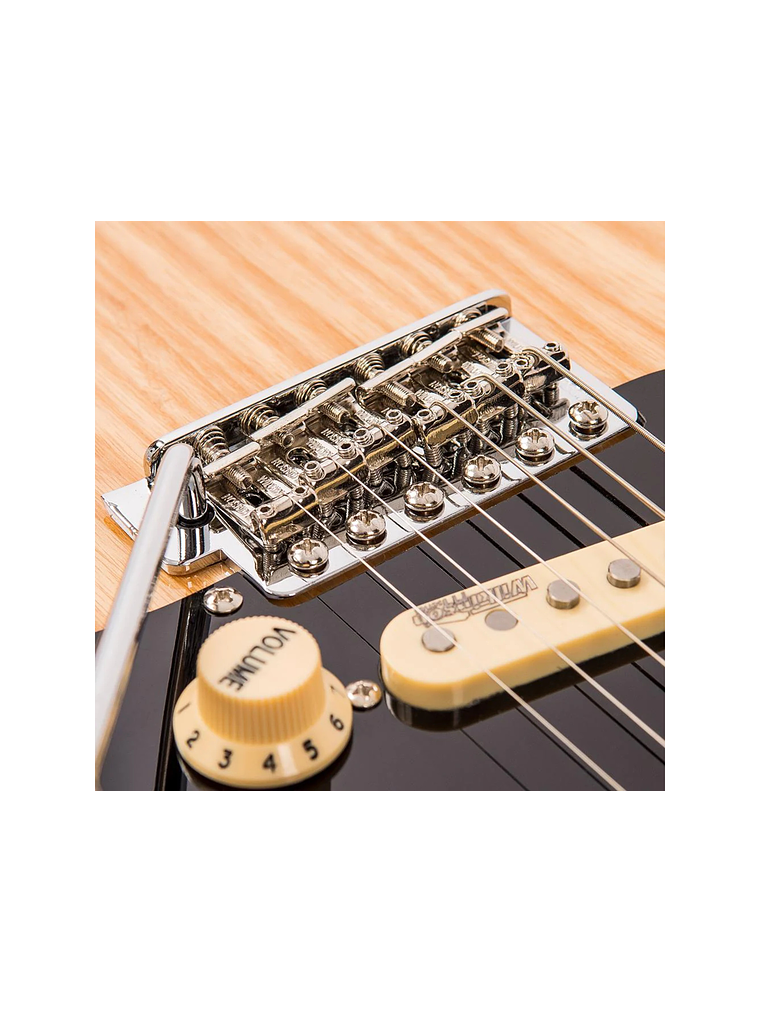  Reissued V6M Guitarra Eléctrica Natural Vintage 6