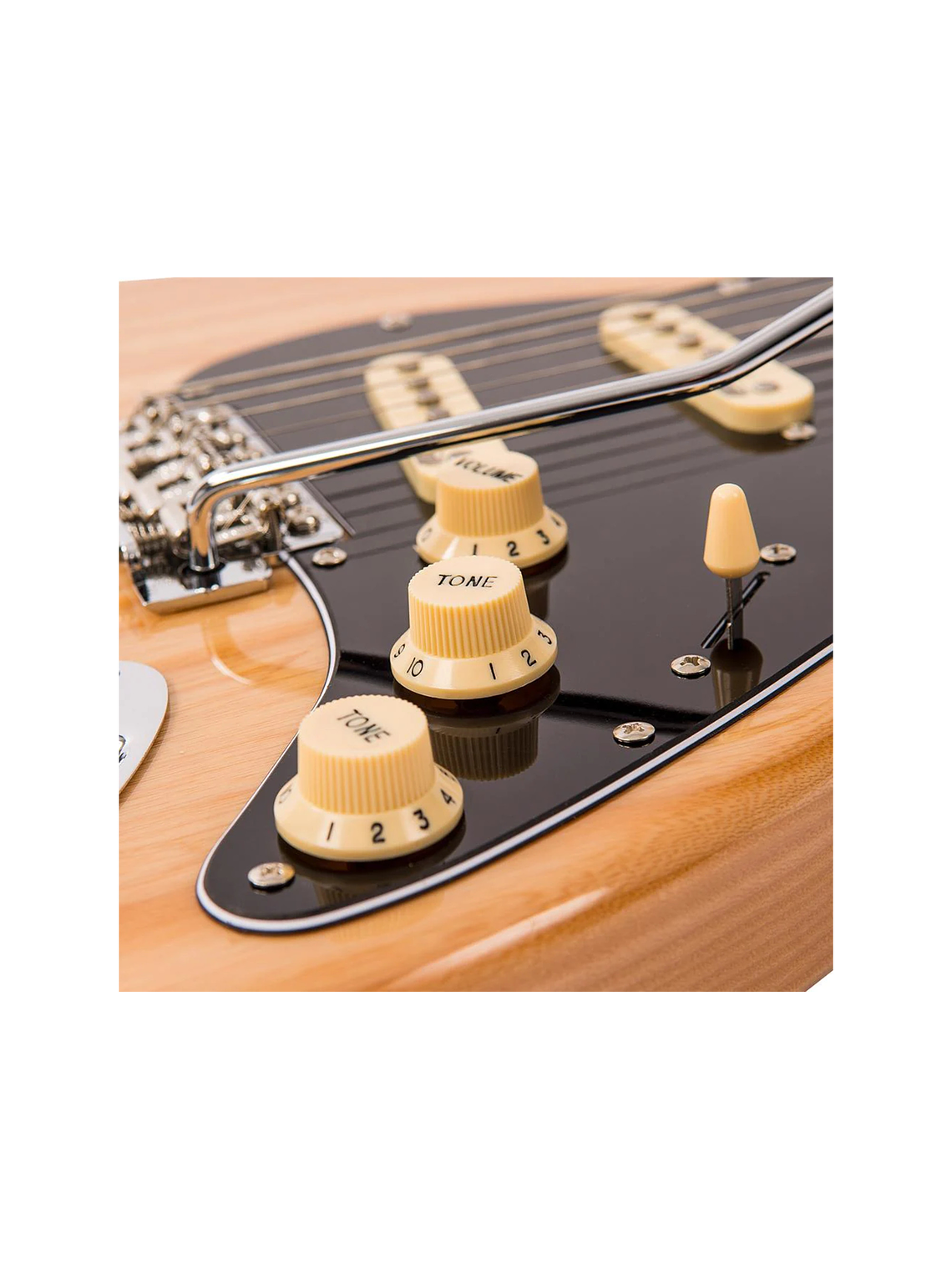  Reissued V6M Guitarra Eléctrica Natural Vintage 5