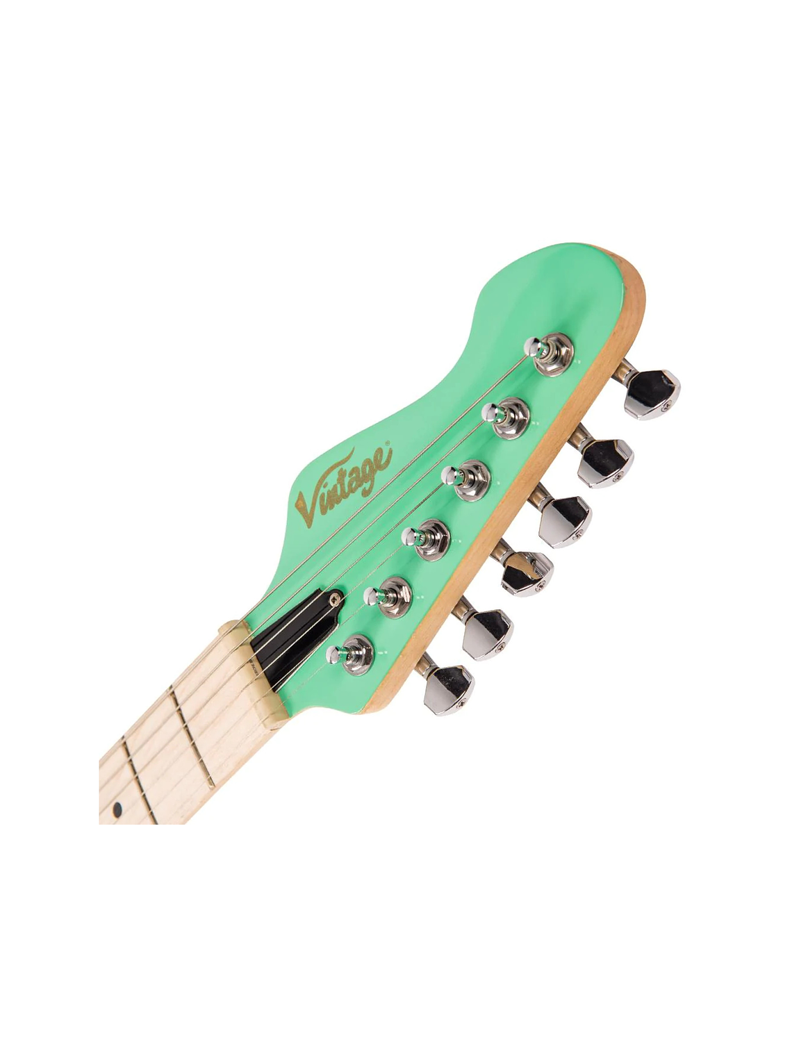 Reissued V6M24 Guitarra Eléctrica Green Vintage 8