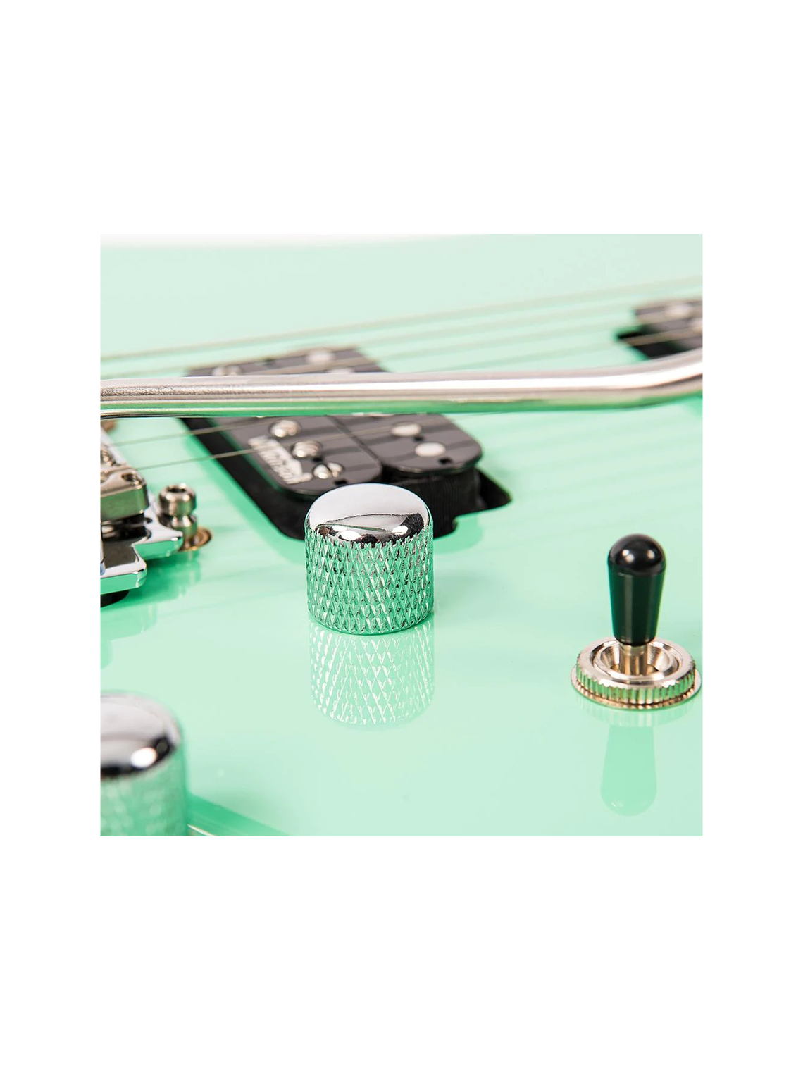 Reissued V6M24 Guitarra Eléctrica Green Vintage 7