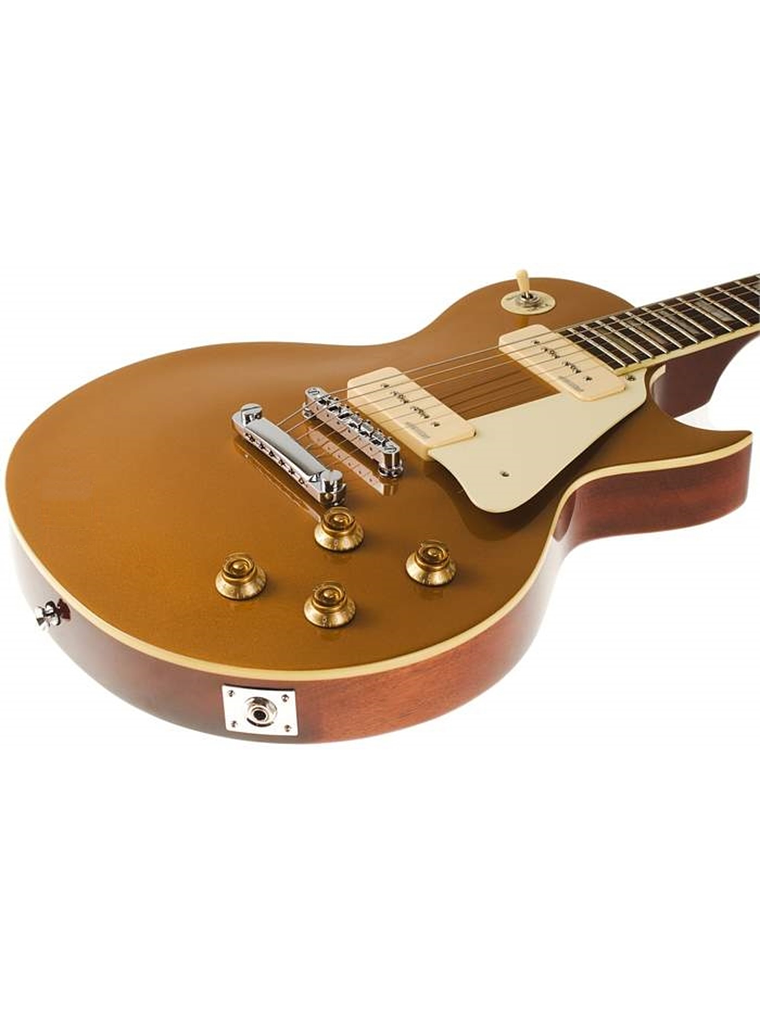 Reissued V100 Guitarra Eléctrica Gold Vintage 4