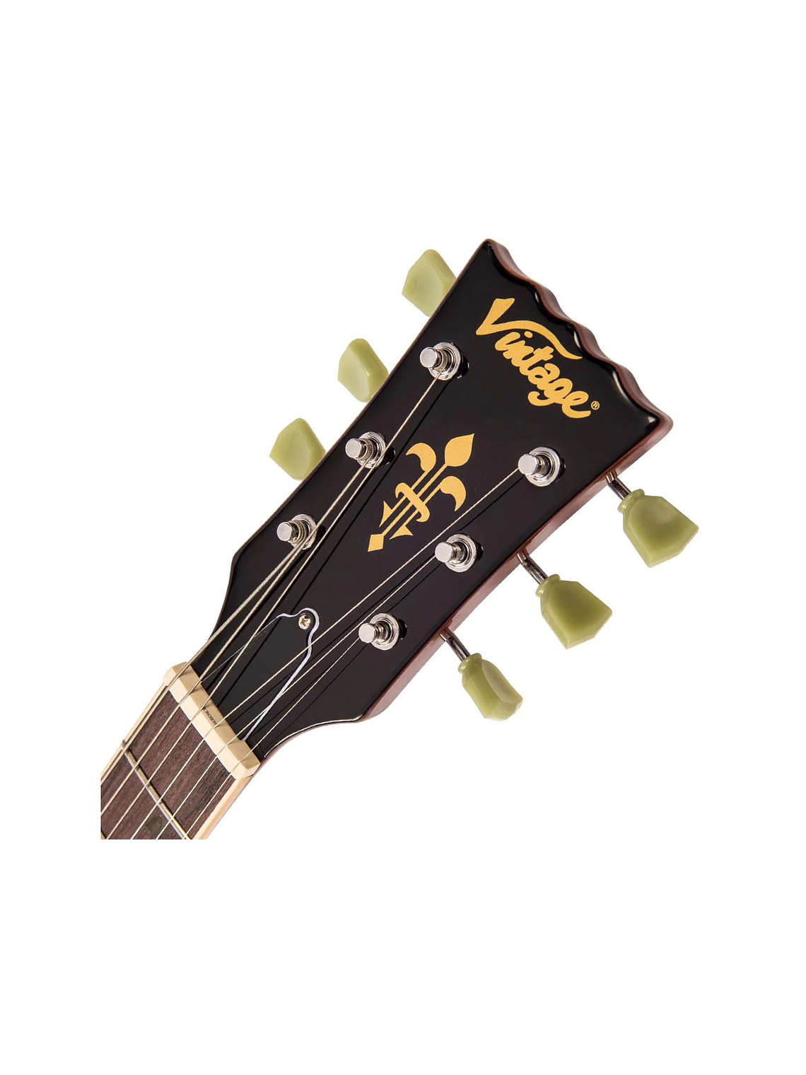 Reissued V100 Guitarra Eléctrica Gold Vintage 8