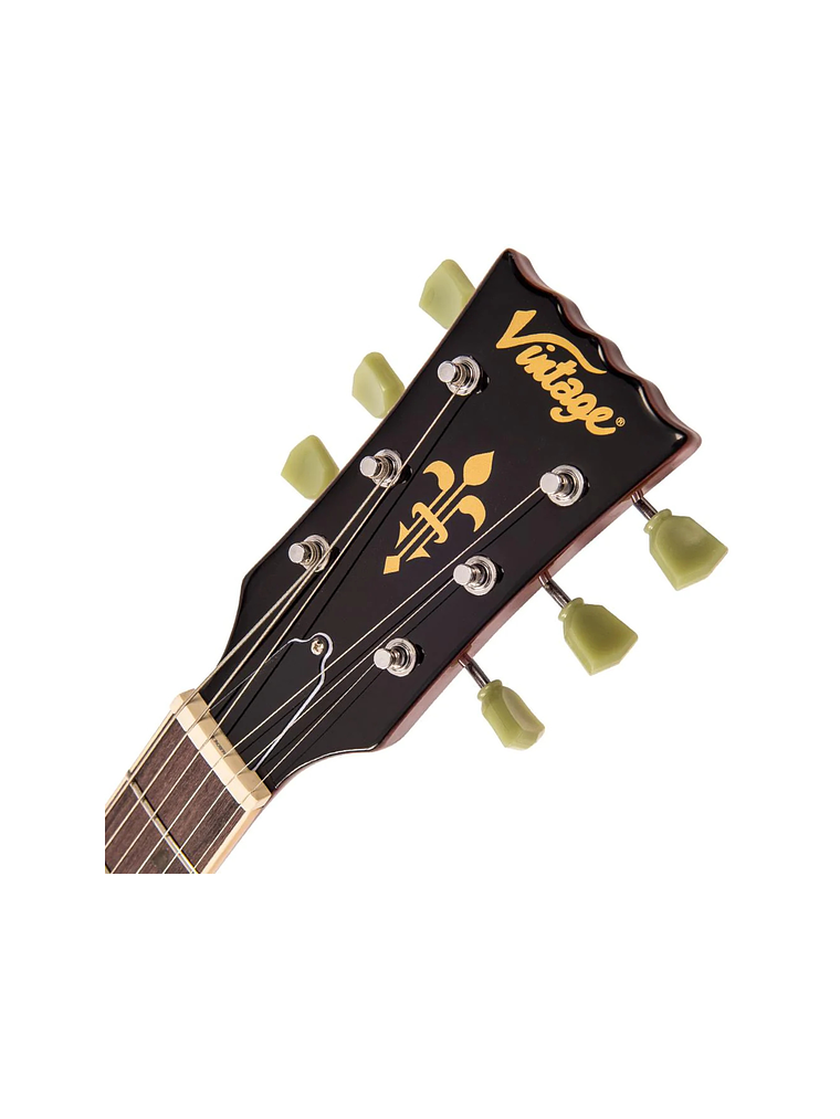 Reissued V100 Guitarra Eléctrica Gold Vintage 8