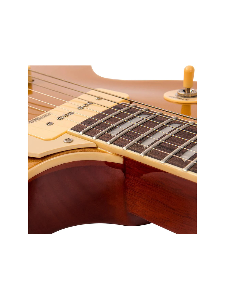 Reissued V100 Guitarra Eléctrica Gold Vintage 6