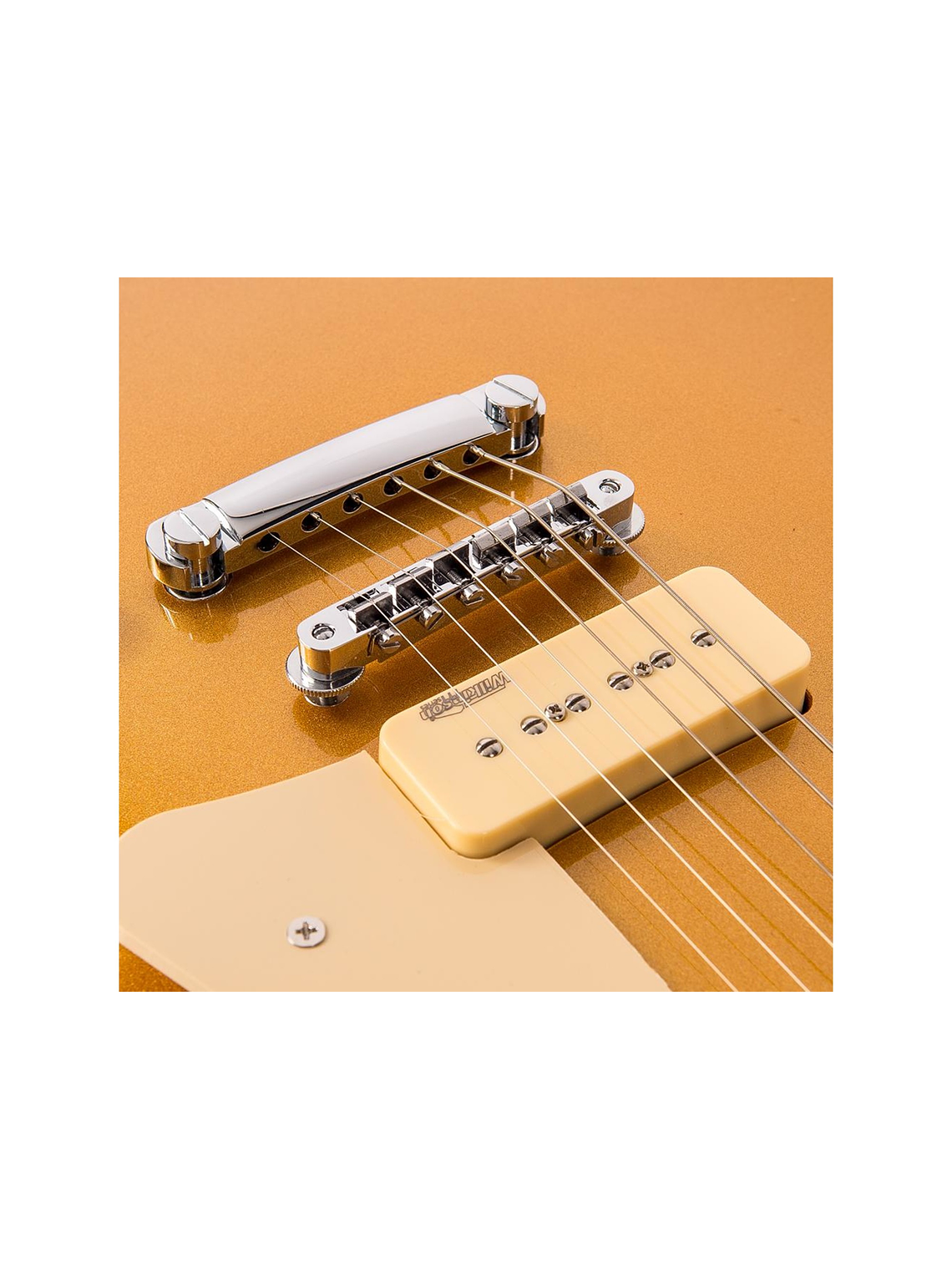 Reissued V100 Guitarra Eléctrica Gold Vintage 7