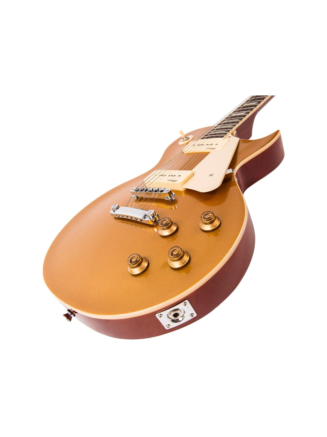 Reissued V100 Guitarra Eléctrica Gold Vintage 3
