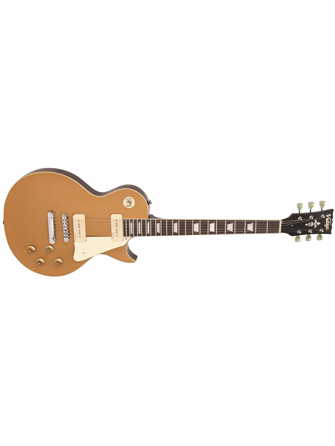 Reissued V100 Guitarra Eléctrica Gold Vintage 2