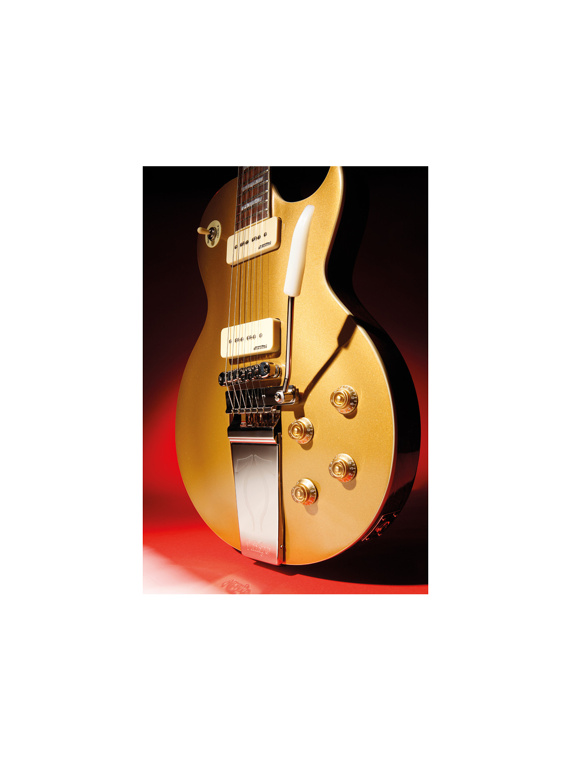 V100 Midge Ure Signature Guitarra Eléctrica Vintage  8