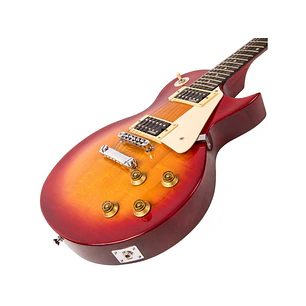 Reissued V100Nb Guitarra Eléctrica Sunburst Red Vintage 