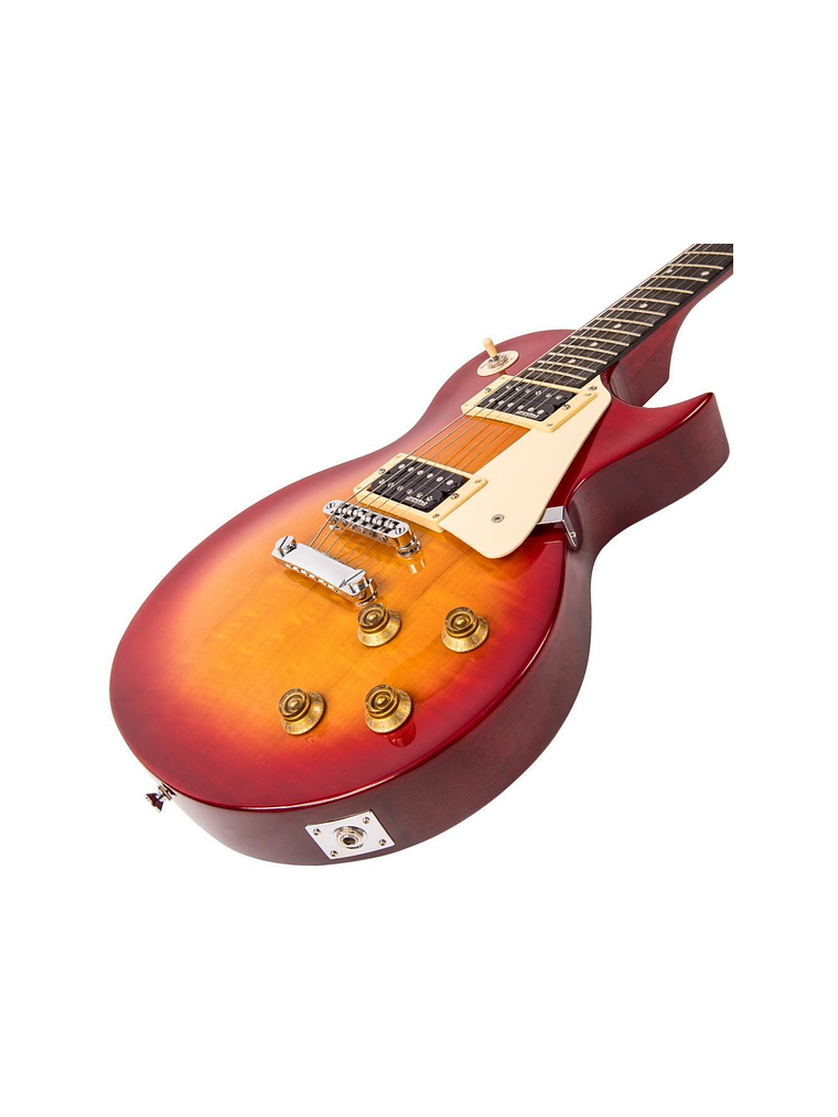 Reissued V100Nb Guitarra Eléctrica Sunburst Red Vintage  2