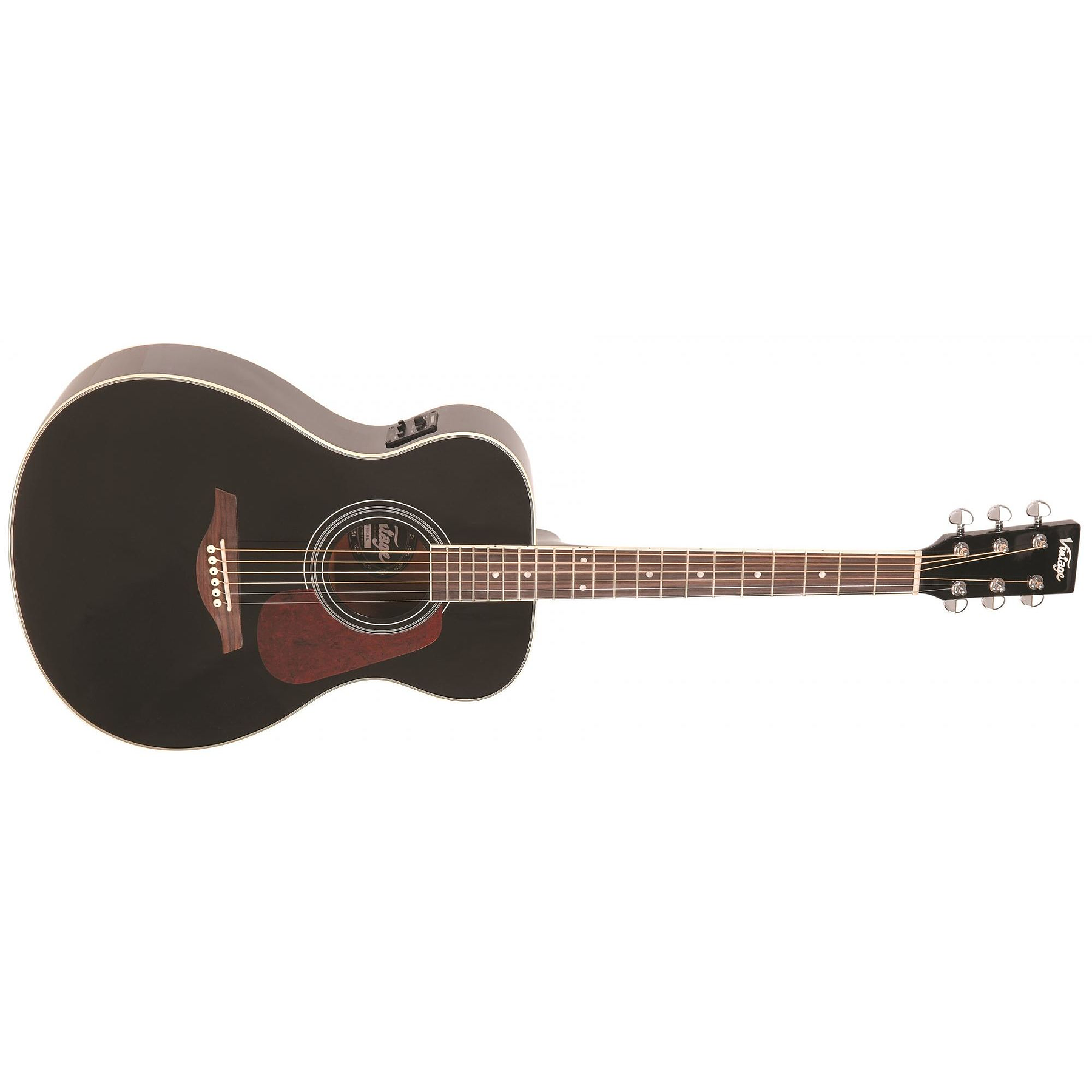 Ve300 Folk Guitar E/A Guitarra Electroacústica Vintage