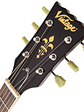 Reissued V100 Guitarra Eléctrica Gloss Black Vintage  - Miniatura 3