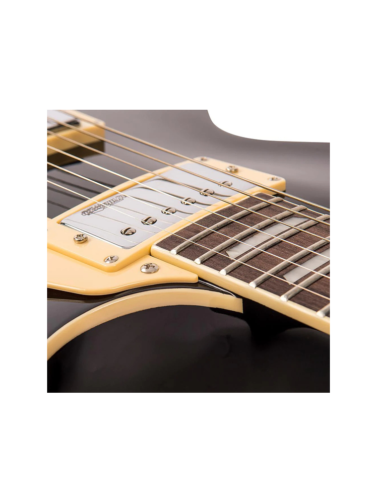 Reissued V100 Guitarra Eléctrica Gloss Black Vintage  5