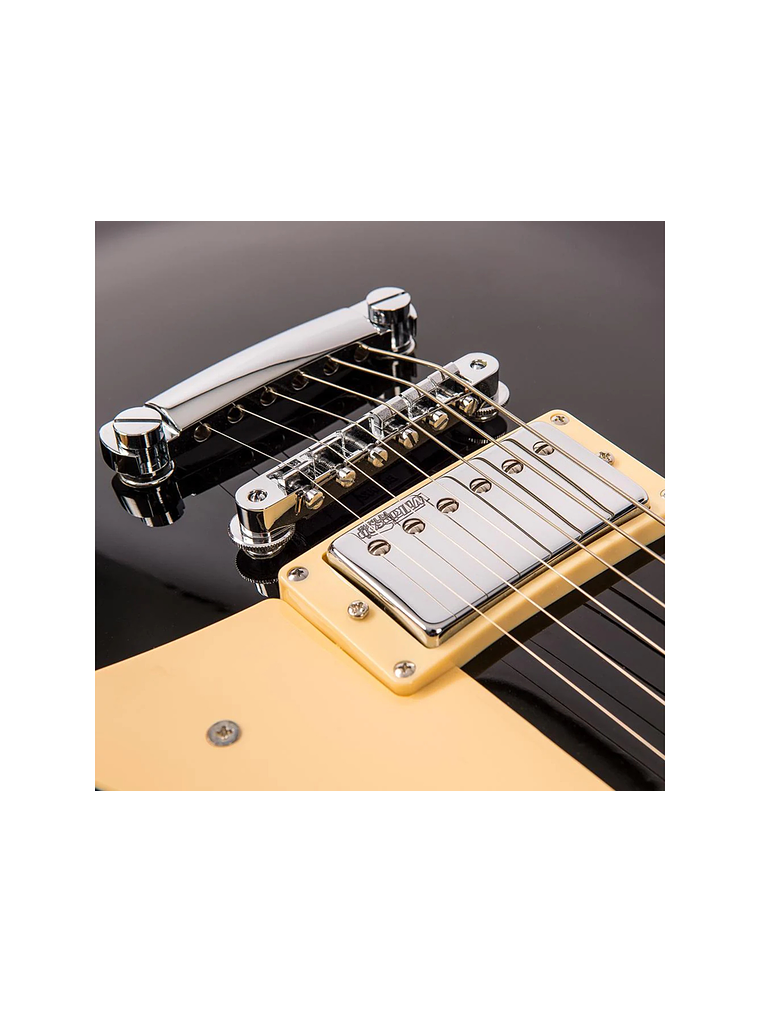 Reissued V100 Guitarra Eléctrica Gloss Black Vintage  7