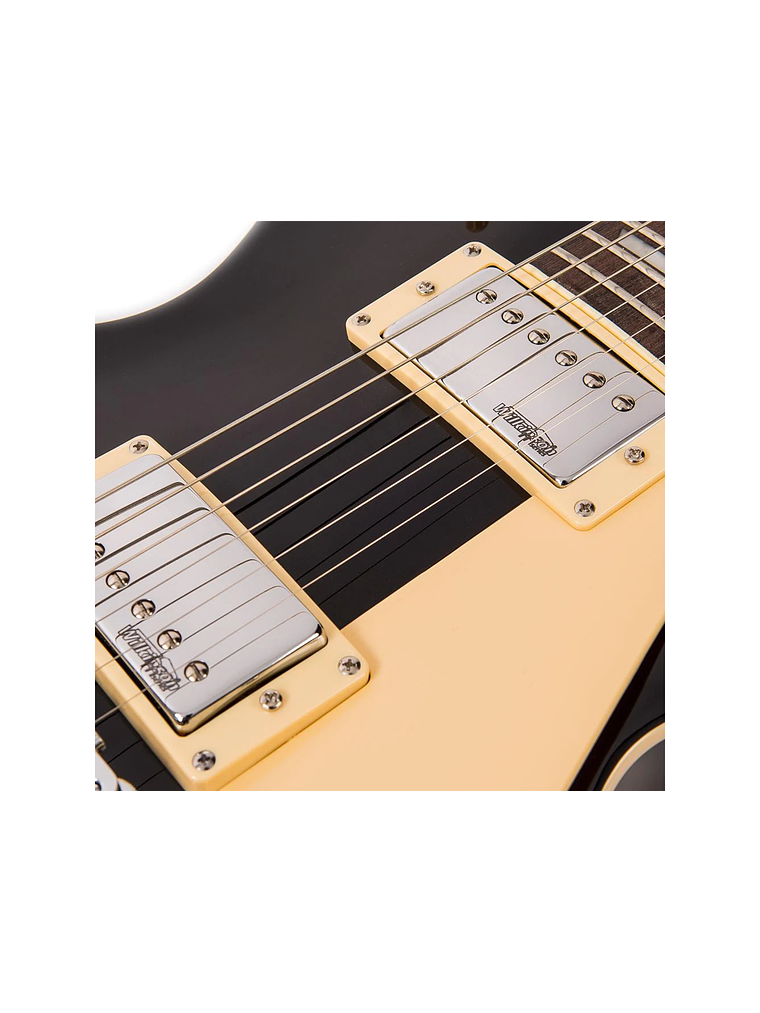 Reissued V100 Guitarra Eléctrica Gloss Black Vintage  4