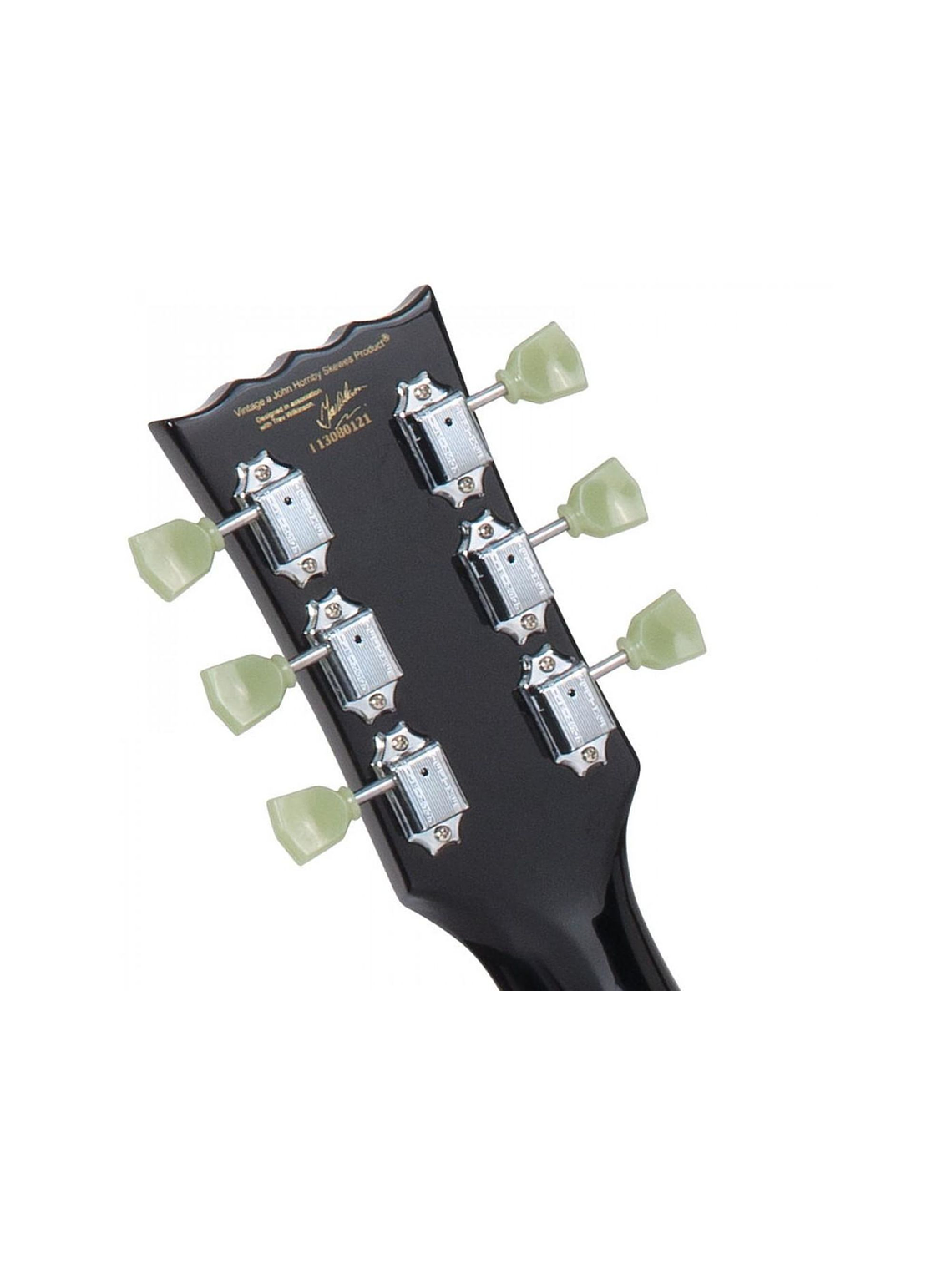 Reissued V100 Guitarra Eléctrica Gloss Black Vintage  6