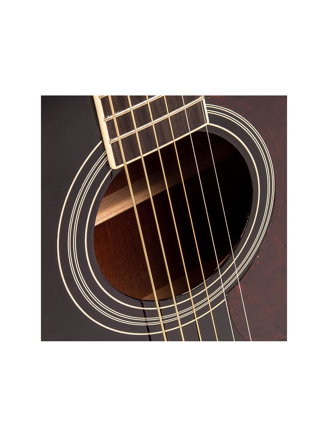 V300 Guitarra Acústica Satin Black Vintage  3