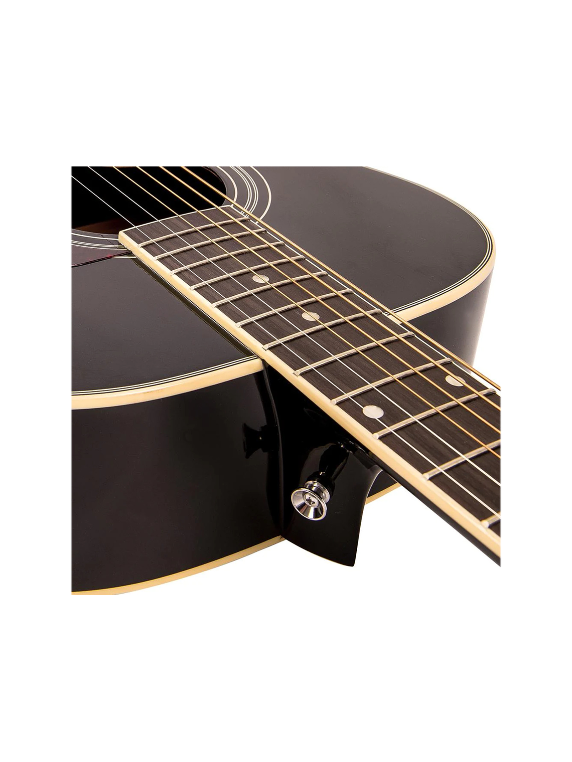 V300 Guitarra Acústica Satin Black Vintage  4