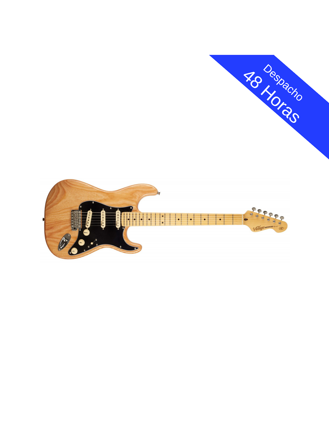  Reissued V6M Guitarra Eléctrica Natural Vintage 1