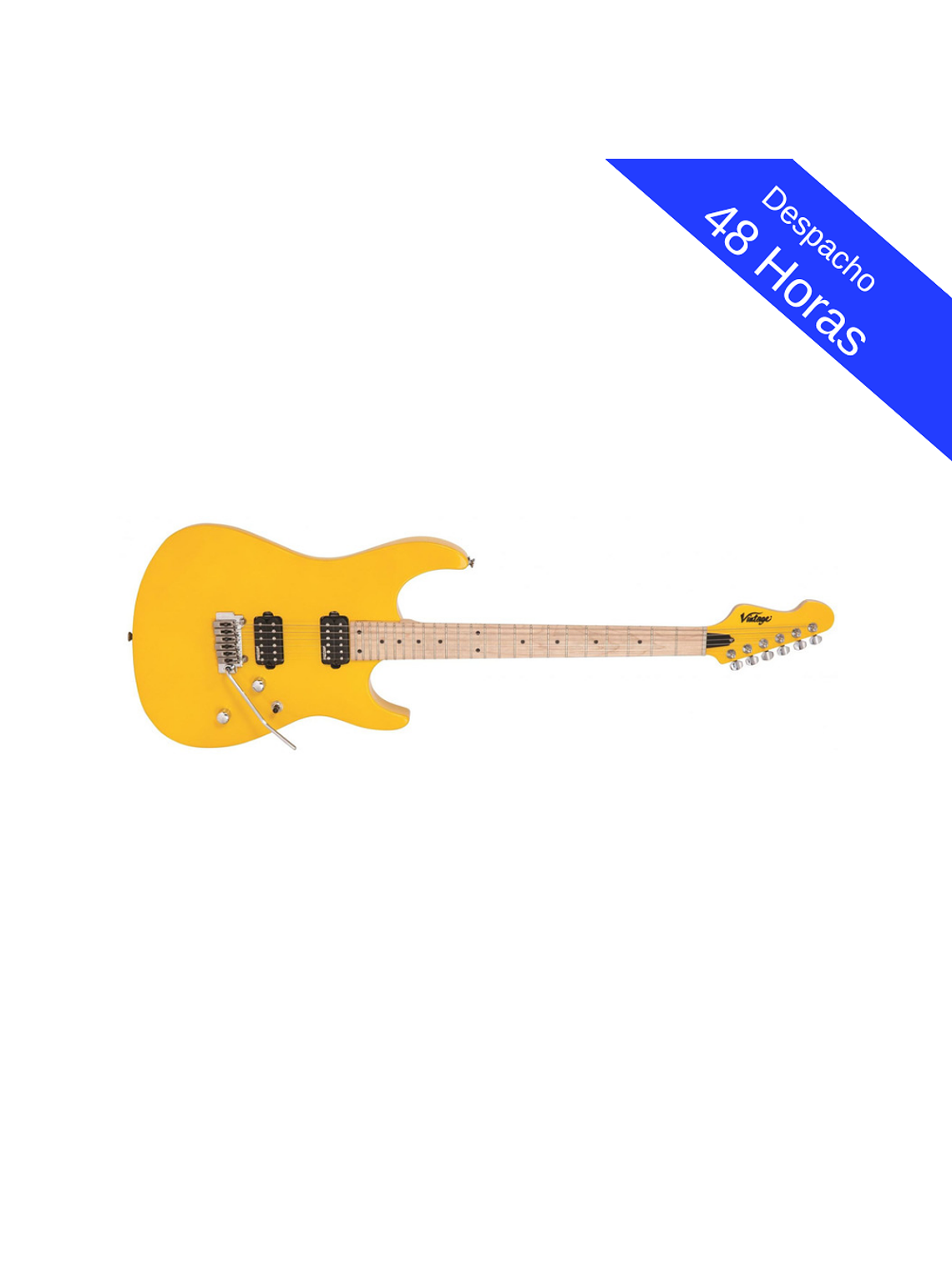  Reissued V6M24 Guitarra Eléctrica Yellow Vintage 1