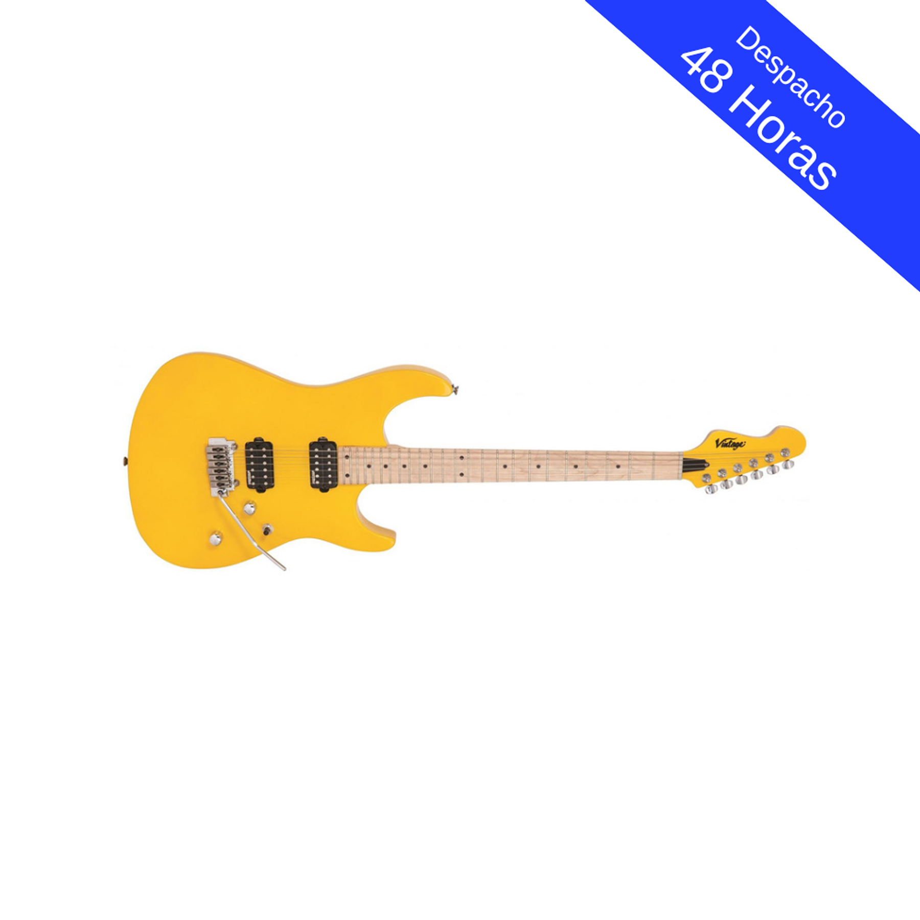  Reissued V6M24 Guitarra Eléctrica Yellow Vintage