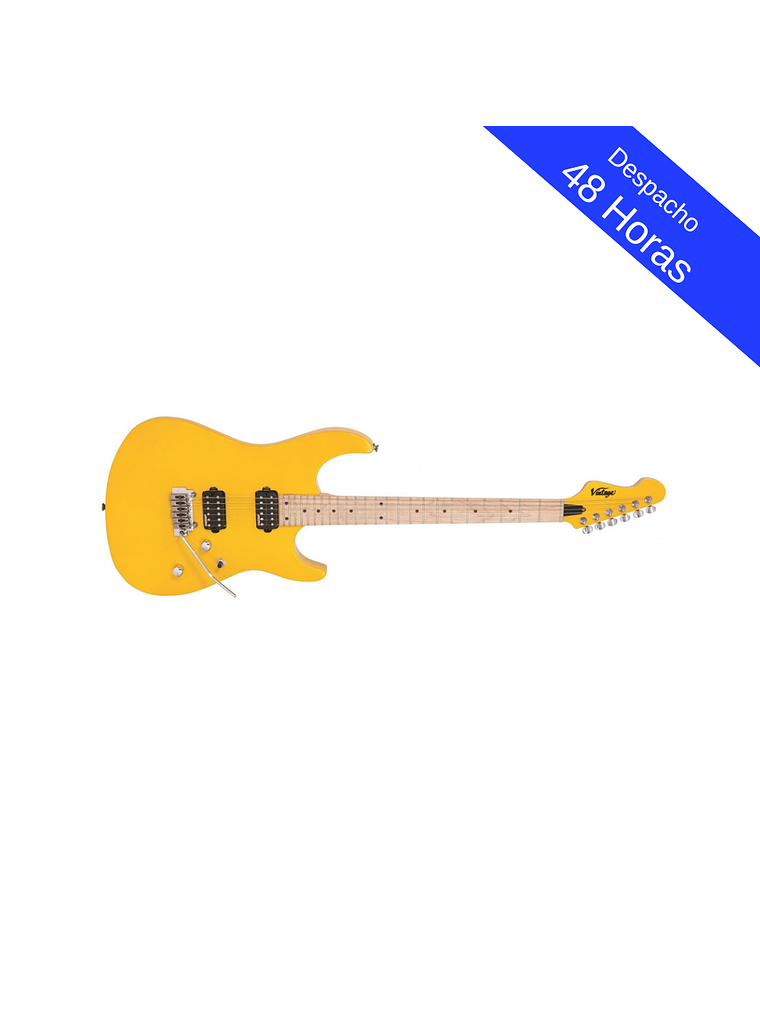  Reissued V6M24 Guitarra Eléctrica Yellow Vintage 1