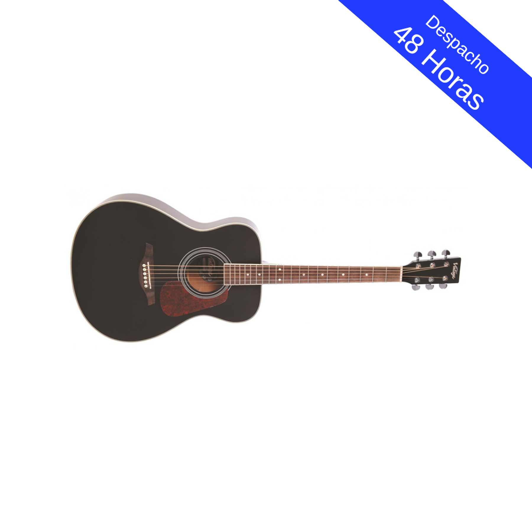 V300 Guitarra Acústica Satin Black Vintage 