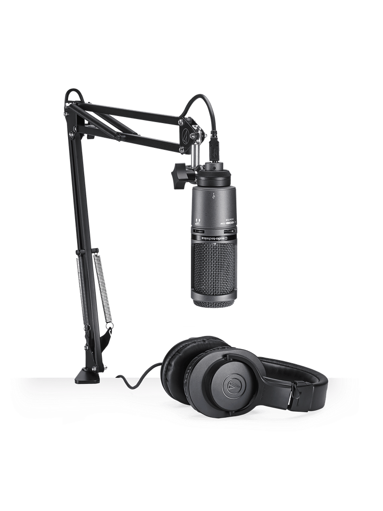 Pack Micrófono Condensador USB AT2020USB+PK Audio-Technica 1